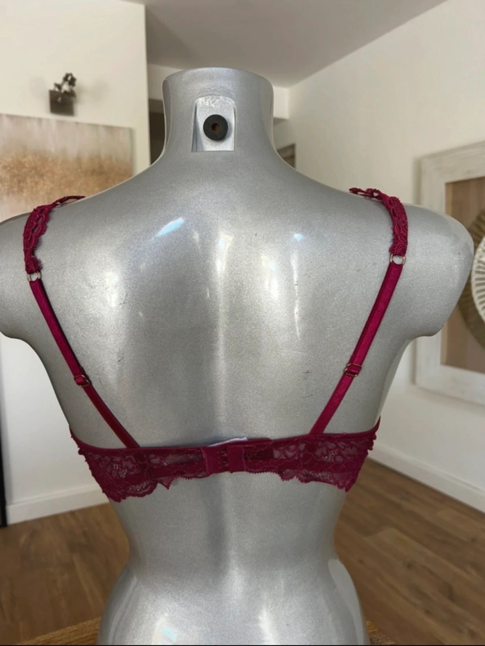 Lise Charmel Prune bra - Calais lace - 90D · Size L · New without tag · Purple – photo 3